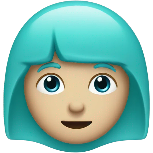 cyan number 6 emoji