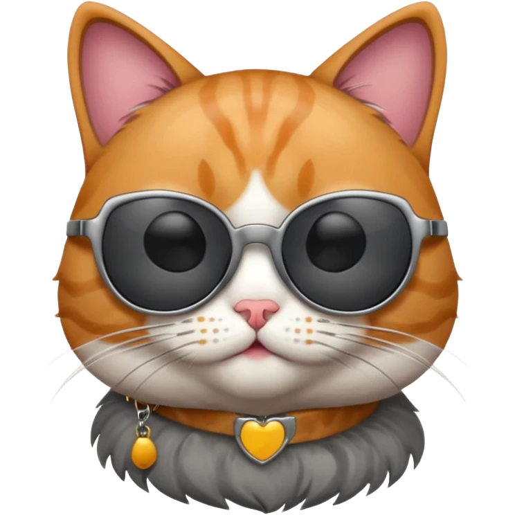 Cat wearing sunglasses emoji