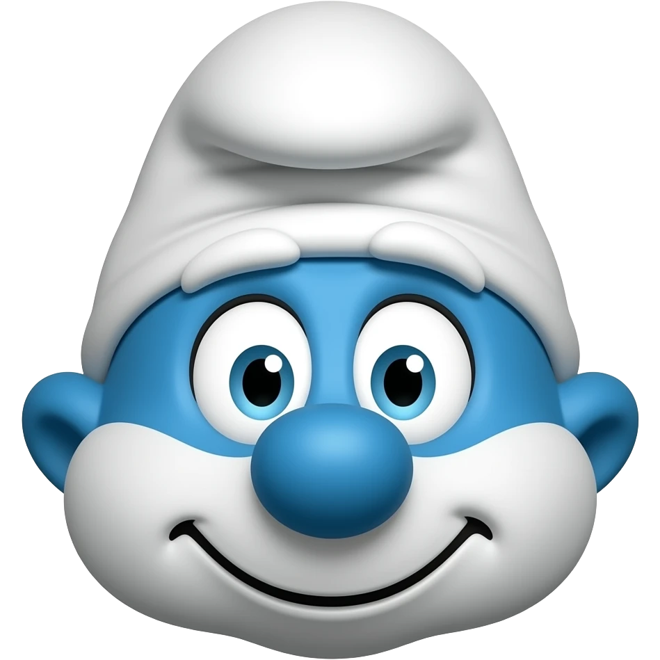 smurf dog face emoji