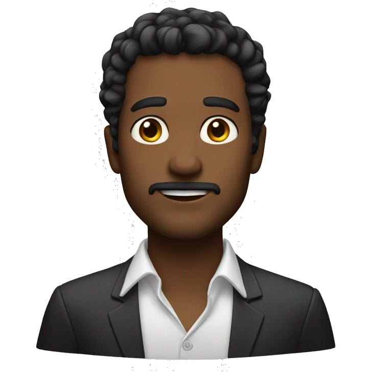 man with immaculate jawline emoji