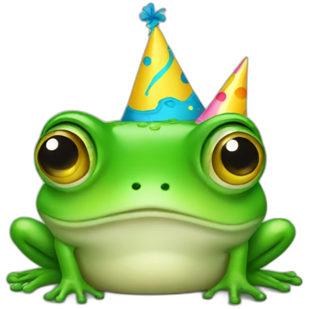 party frog emoji