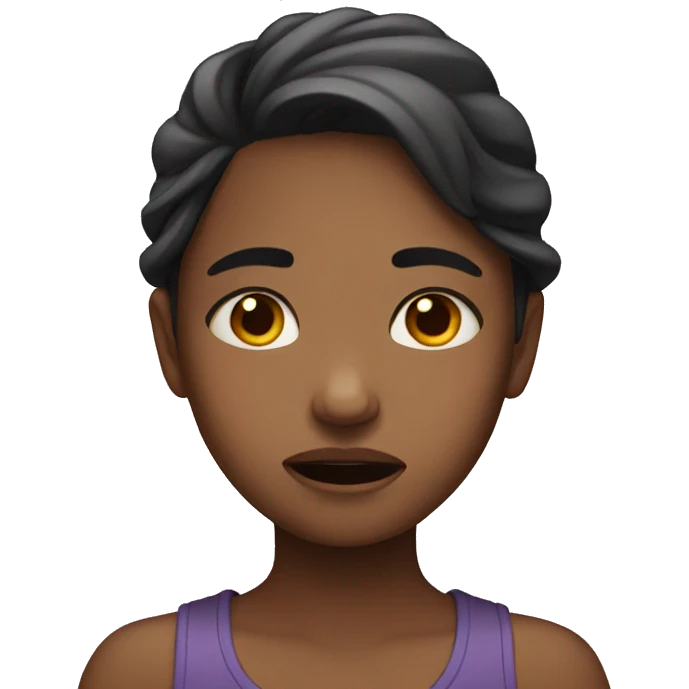 Girl crying  emoji