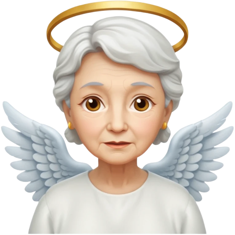 Una abuelita de angel emoji