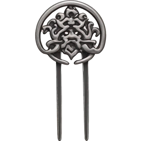 metal chinese hair pin emoji