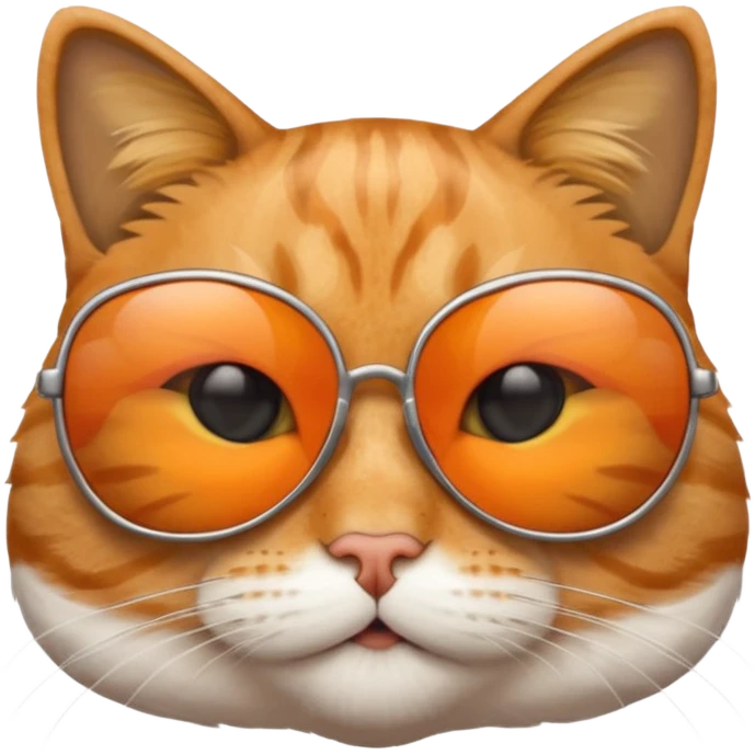 Cat wearing sunglasses emoji