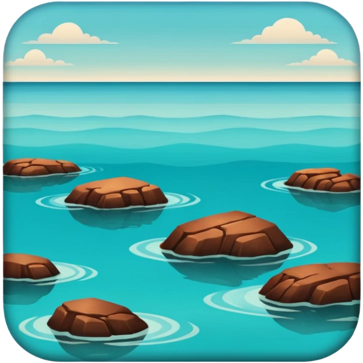 Sea estetic browny  emoji