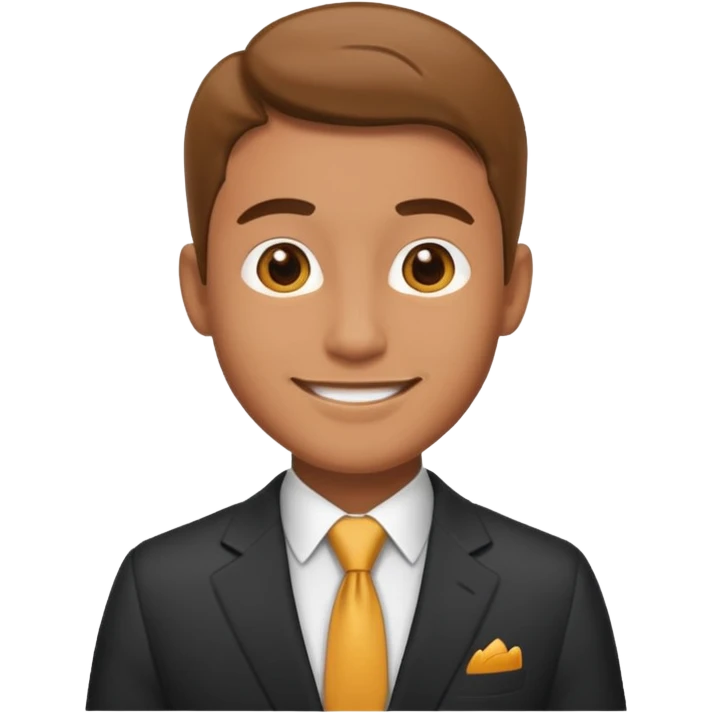 hazme un emoji que le este ayudando a una empresa a dejar de perder tiempo en tareas repetitivas y empezar a centrarse en lo que realmente importa: crecer. y que sea un hombre el emoji emoji