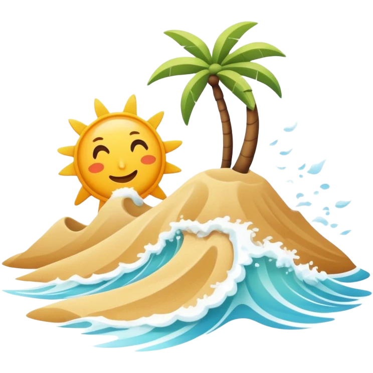Beach emoji