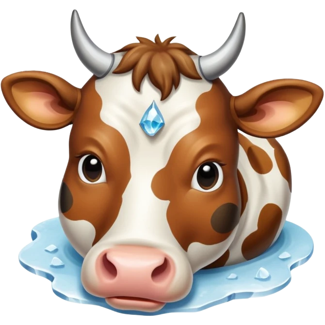 Una vaca fusionada con Saturno  emoji
