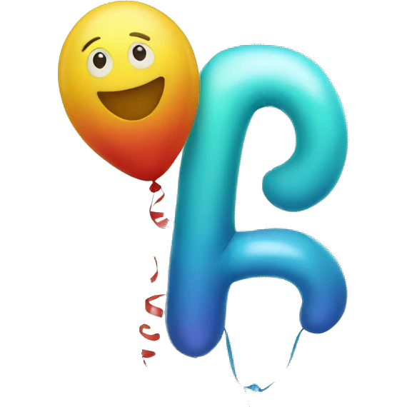 balloon A Letter emoji