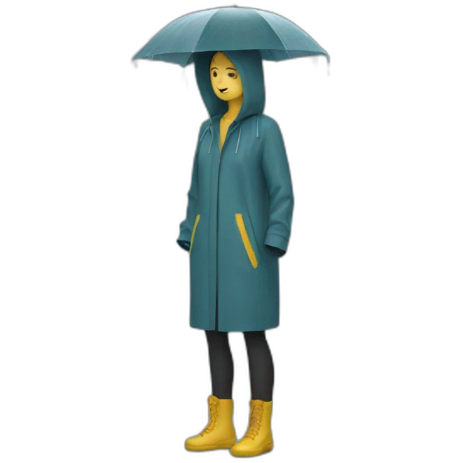 rain coat emoji