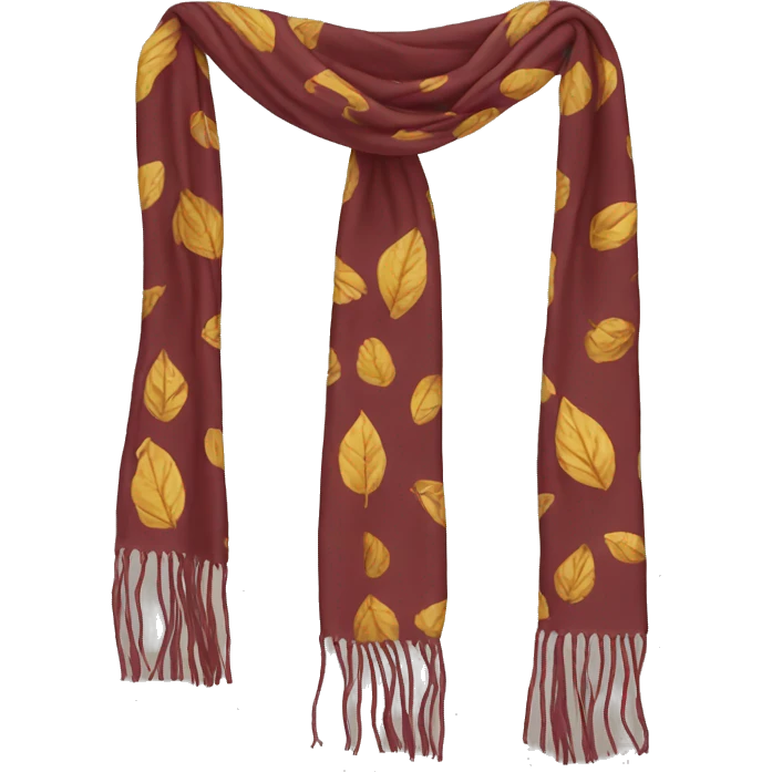 Fall scarf emoji