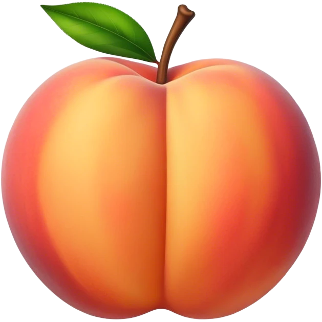 Peach that is massive emoji