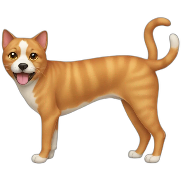 cat and dog in one body emoji