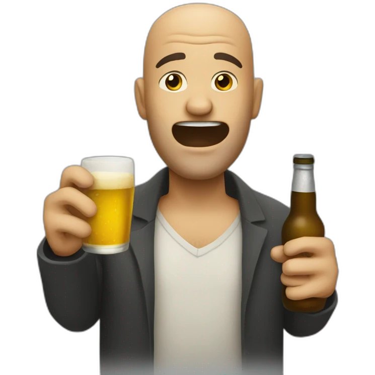 drunk man emoji
