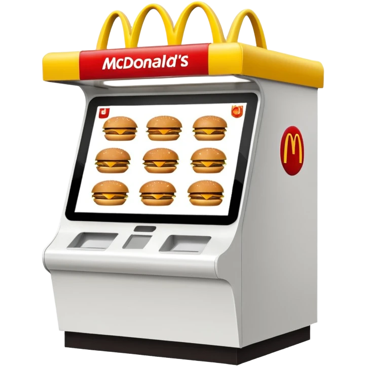 mcdonald's kiosk emoji