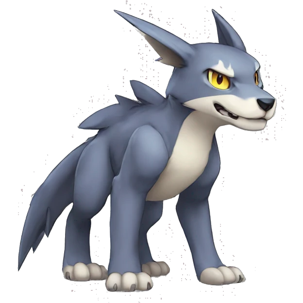 cute cool edgy Digimon-Fakemon-animal full body emoji