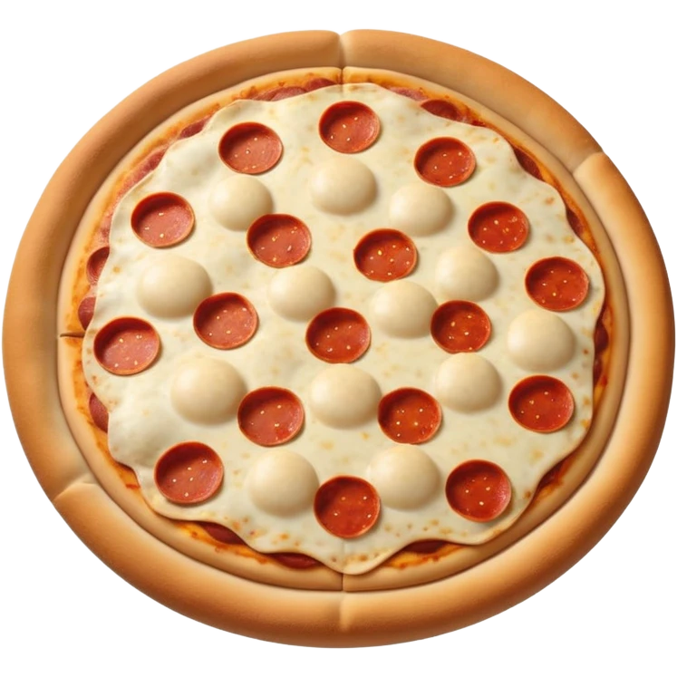 pizza in the shape of boobs emoji