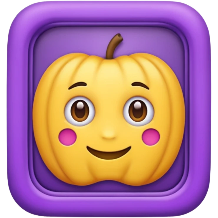 Purple frame emoji