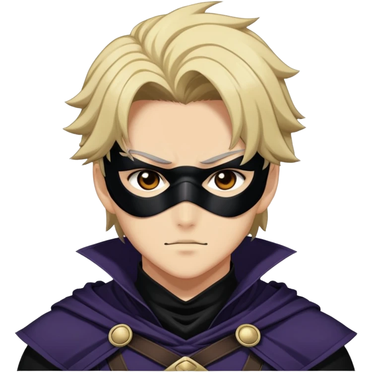 masked character Cid Kagenou from The Eminence in Shadow anime emoji