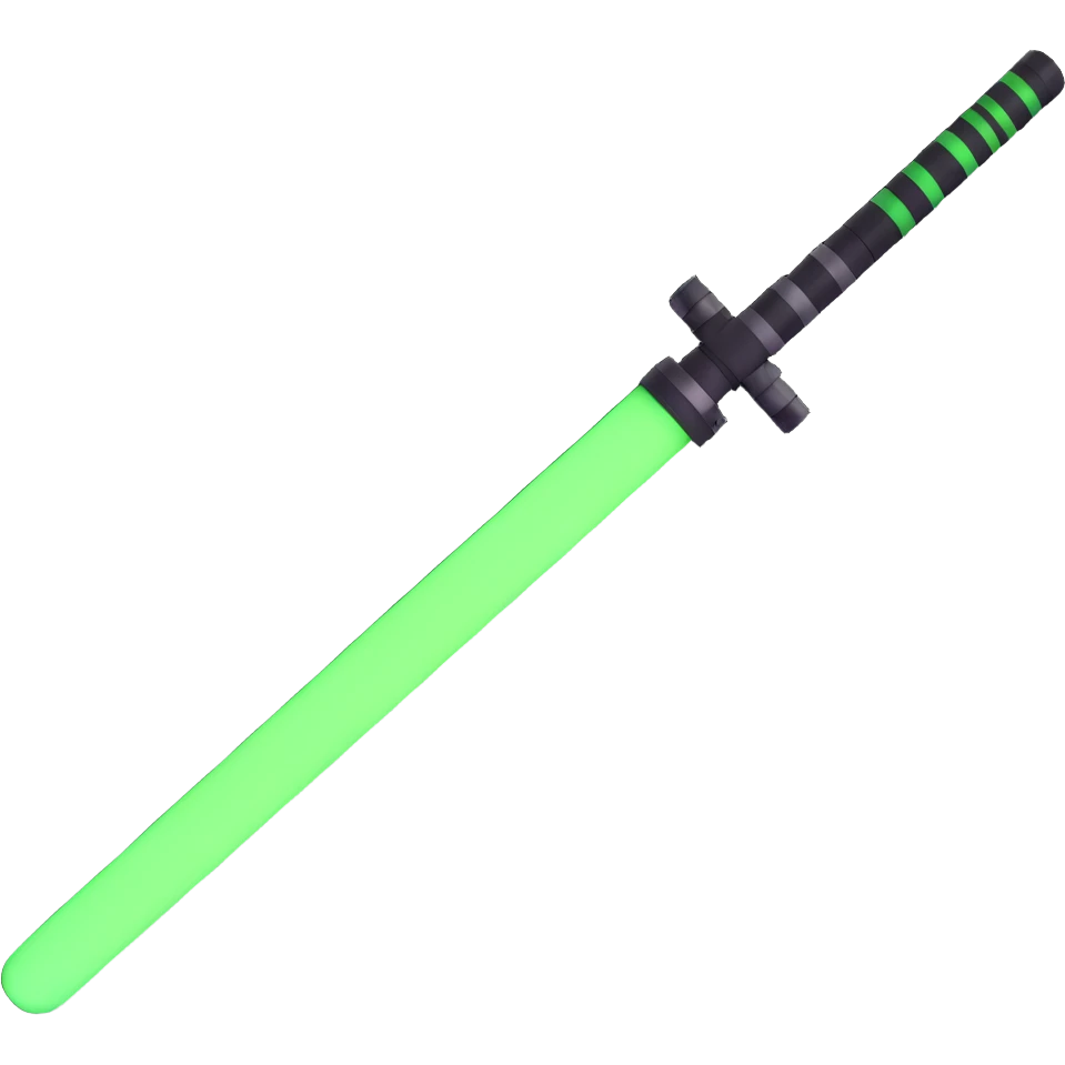 green light saber emoji