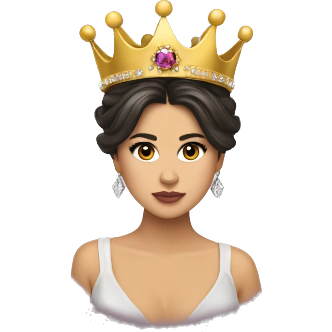 selena gomez with crown emoji