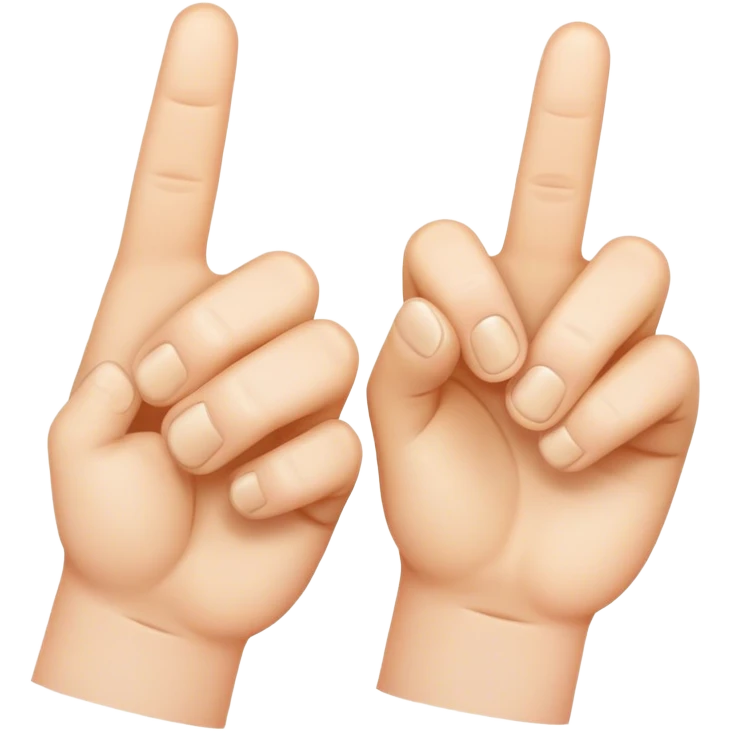 Two thumbs down emoji