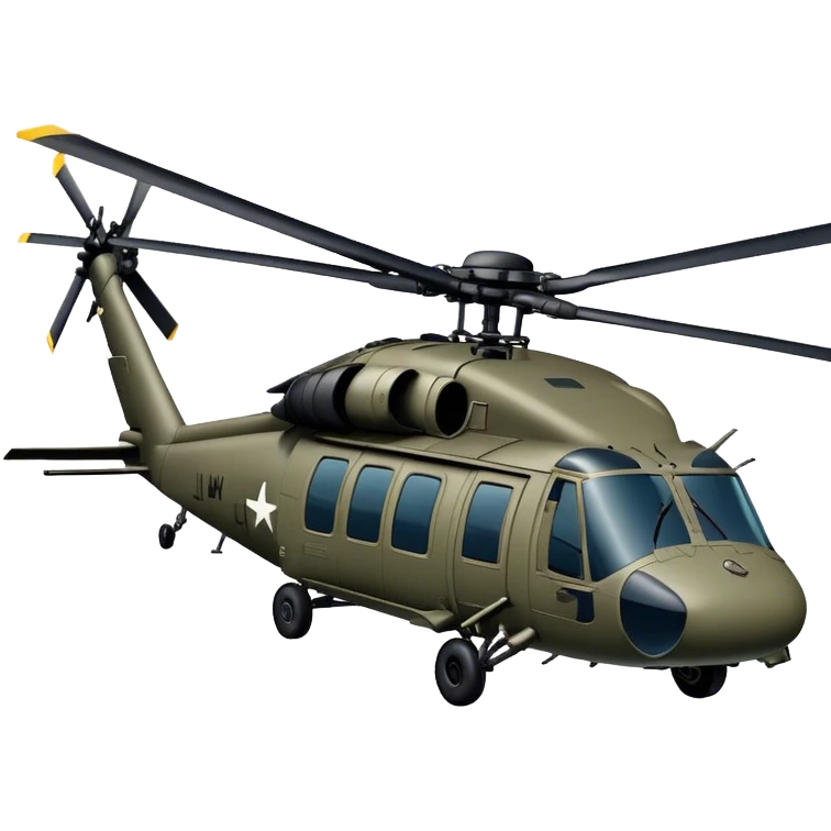 a uh-60 blackhawk emoji