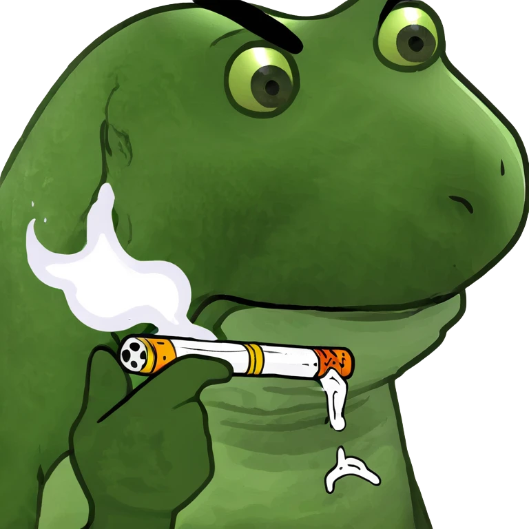 dog smokin weed emoji