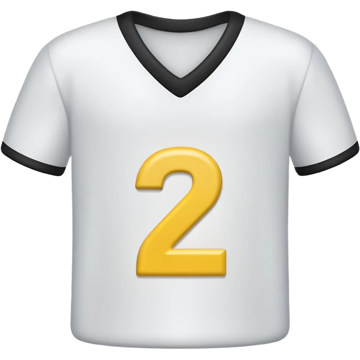 Prompt: Number "2"
Visual: Large number "2" in white.
Graphics: Yellow (#FFDF00) underline under the number.
Animation: Number slides in from left, underline draws in.
Placement: Center chest zone.
Background: Transparent.
 emoji