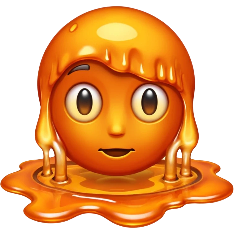 Melting iron emoji emoji