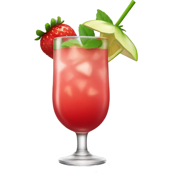 Strawberry daiquiri  emoji