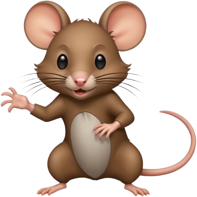 A rat throwing it back  emoji