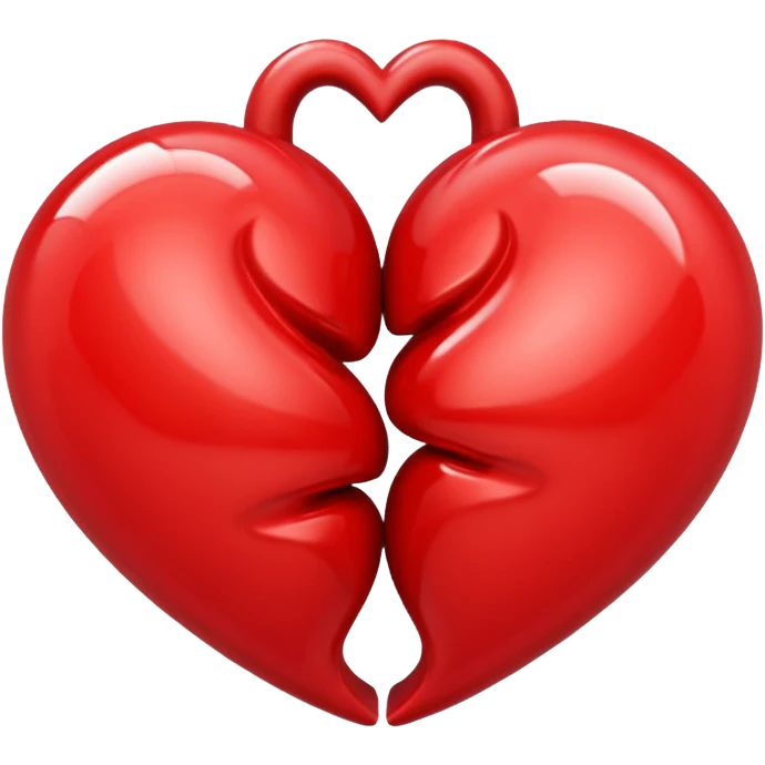two hearts intertwined  emoji