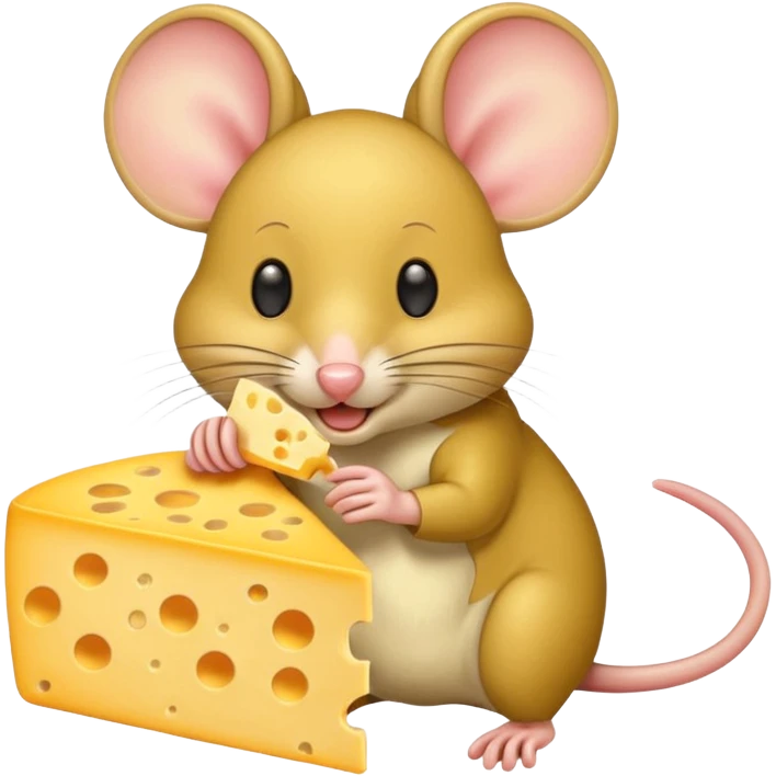 military mouse cheese emoji
