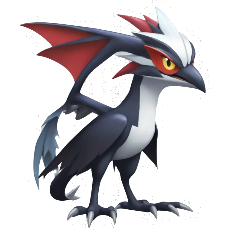 Edgy Cool Nargacuga-Noivern-Latias-Silvally-Pokémon Full Body emoji
