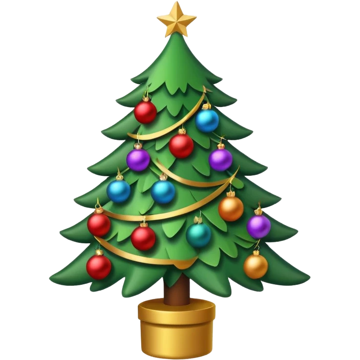 xmas tree emoji