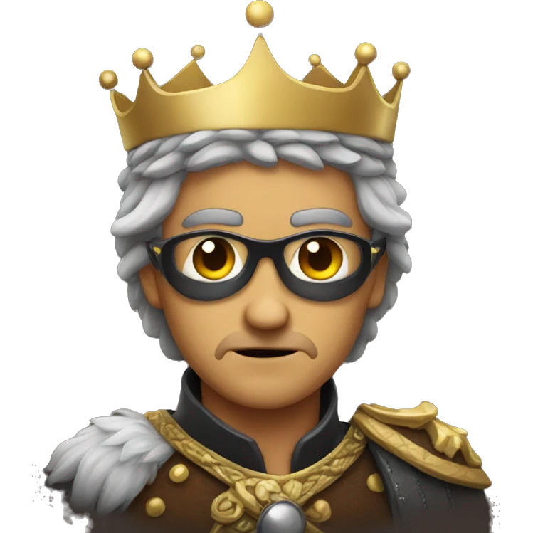 King with eyepatch emoji