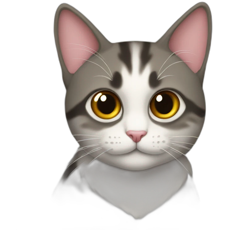 gato con un moño emoji