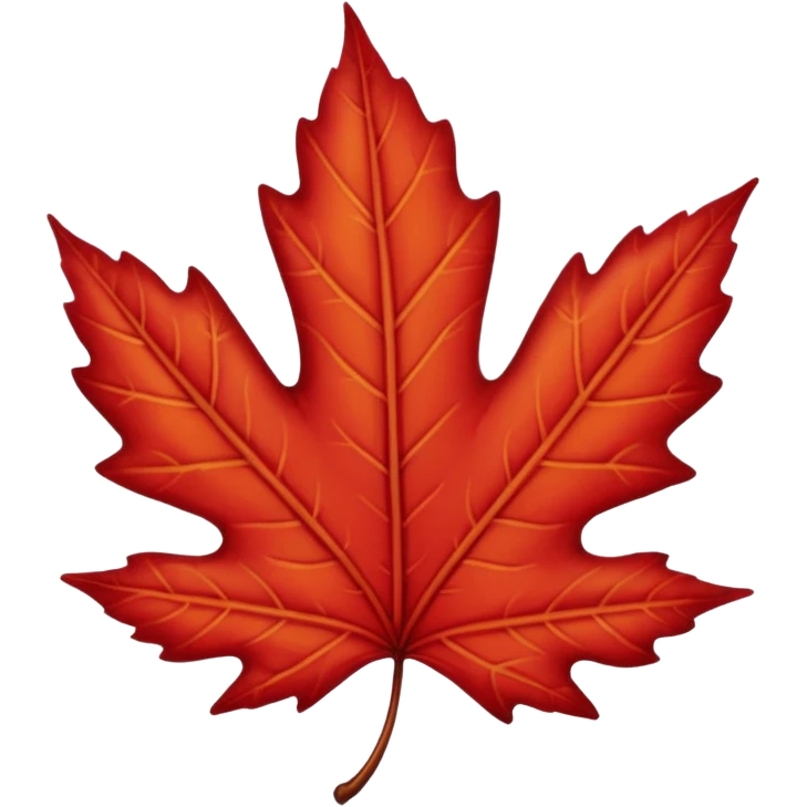 Red Leaf emoji