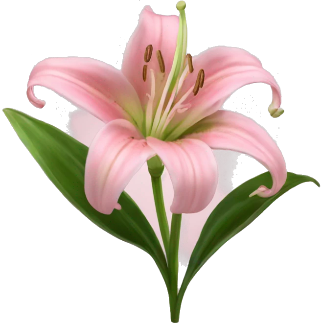 light pink lilium emoji