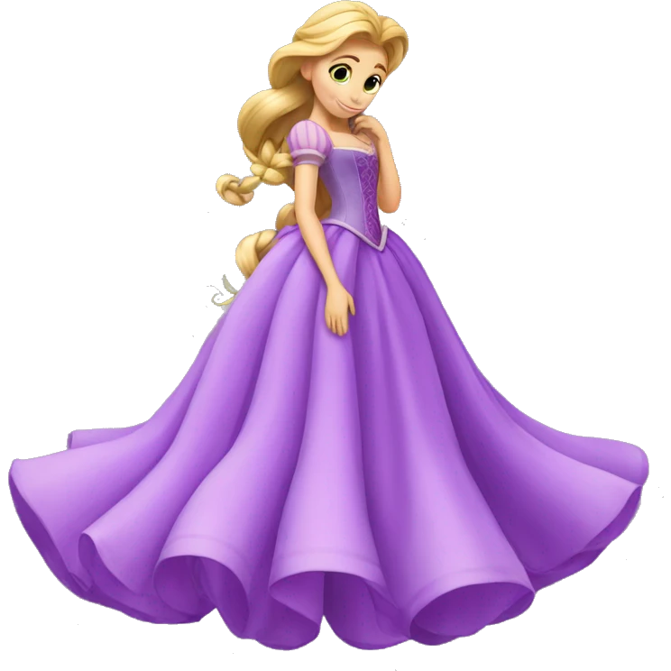 The Rapunzel Flower emoji