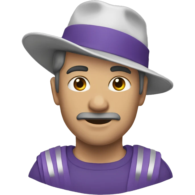 Фиолетовая такса emoji