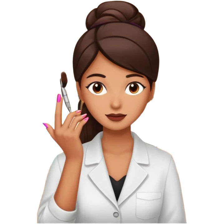 Nail artist emoji