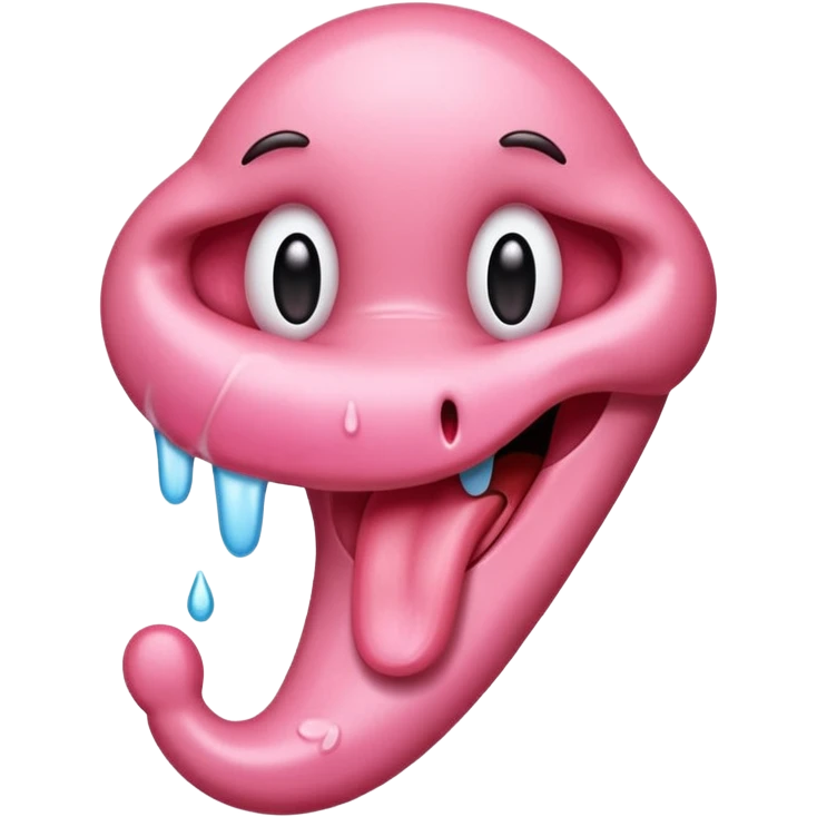 Long tongue  emoji