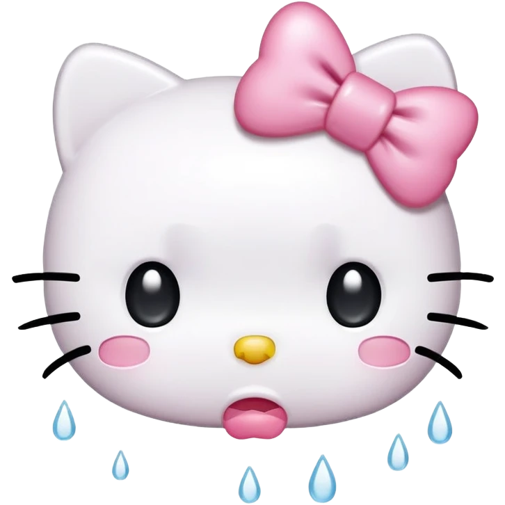 hello kitty cry emoji
