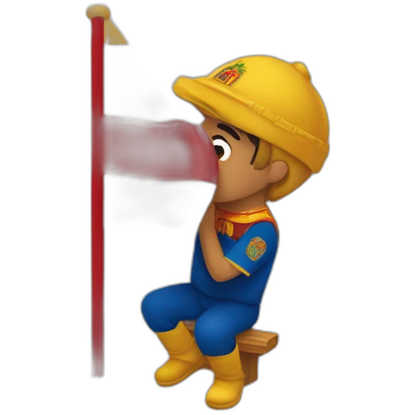 Pedro Sanchez kissing Marrakech flag emoji