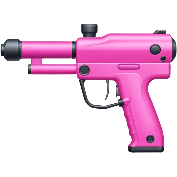 paintball gun pink colorful emoji