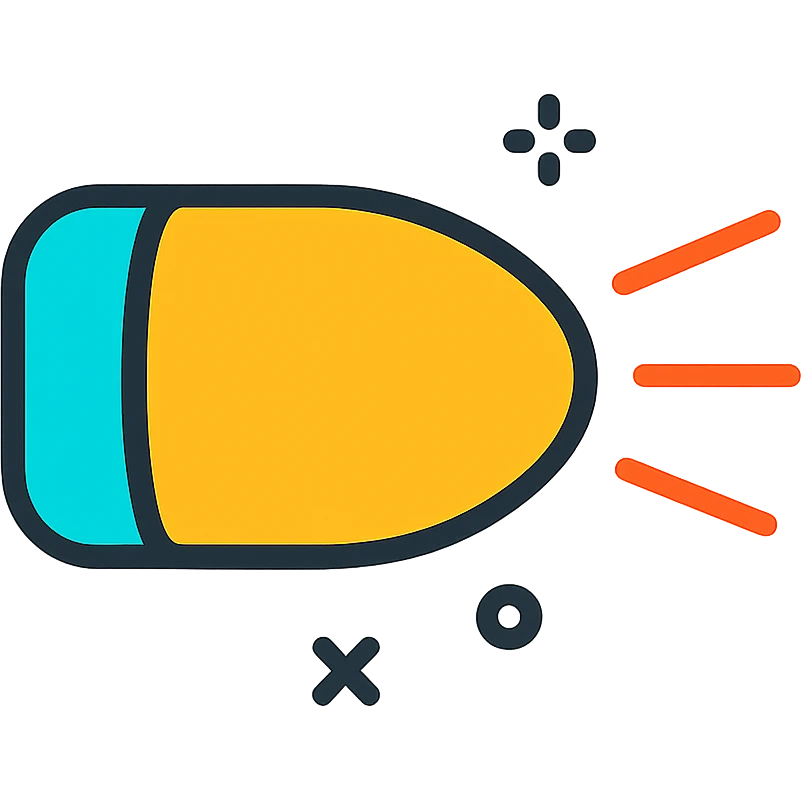 car headlight icon with color outline emoji