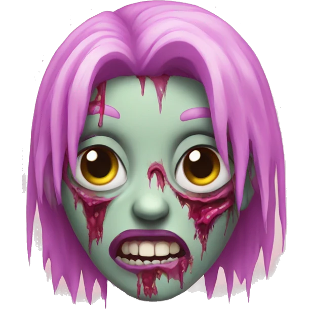 zombie pink emoji
